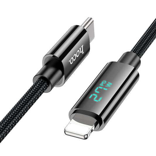 Hoco U125 Benefit PD charging data cable with display iP
