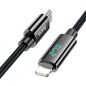 Hoco U125 Benefit PD charging data cable with display iP