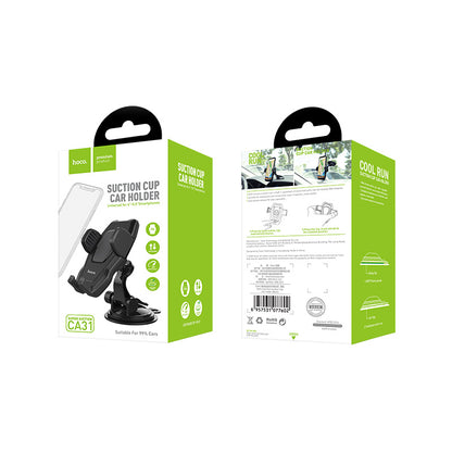 HOCO CA31 Cool Run Suction Mount Car Holder
