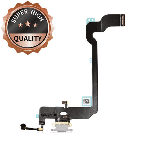 iPhone XS Max Charging Port Silver Pull A(Super High Quality)