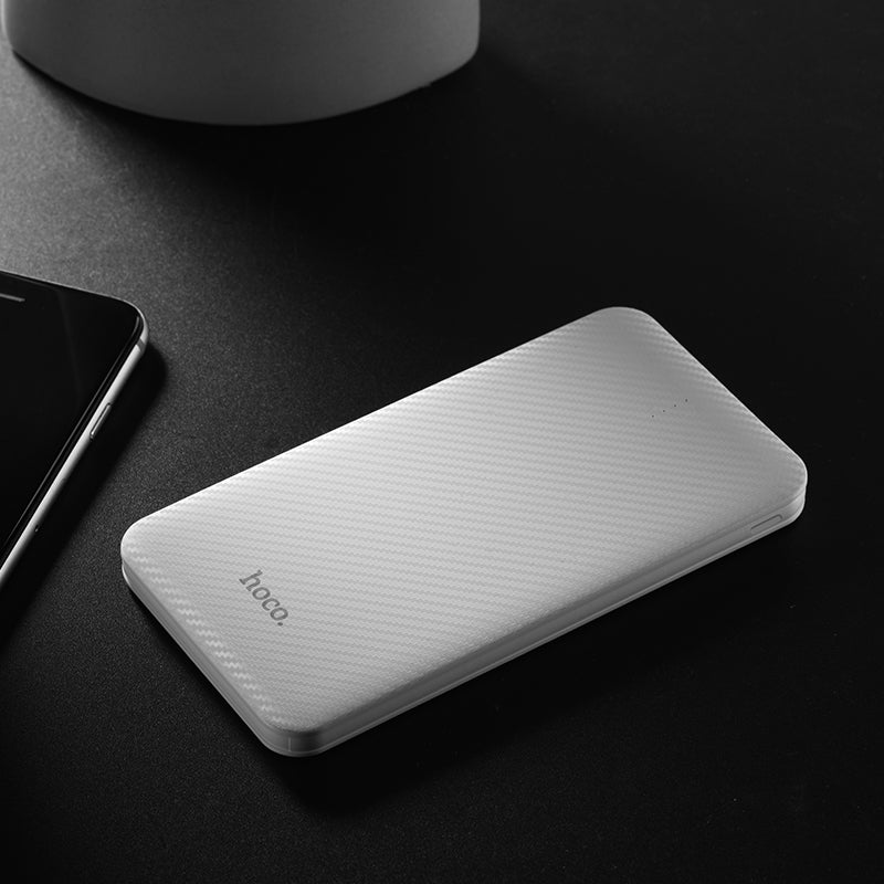 HOCO B37-5000 Portable Slim Power Bank (5000mAh) - White