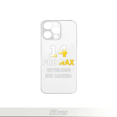 iPhone 14 Pro Max OEM Compatible Back Glass - Silver (Big Hole)