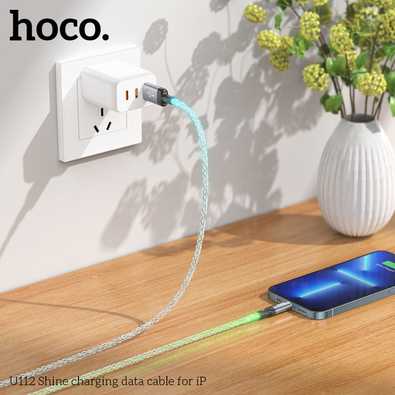 HOCO U112 Shine charging data cable for iP