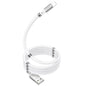 HOCO U91 Magic magnetic Lighning Charging Cable - White