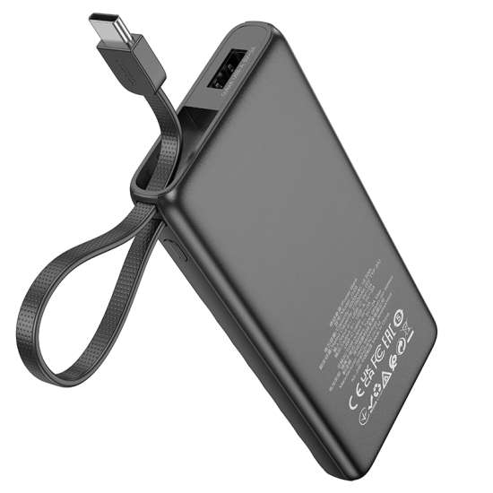 Hoco J129 Nature power bank with cable(USB-C)(5000mAh) White