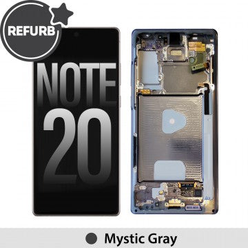 Samsung Galaxy Note 20 Refurbished Assembly with Frame - Mystic Gray