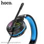 HOCO W104 Wired Gaming Headphones with Mic - Blue