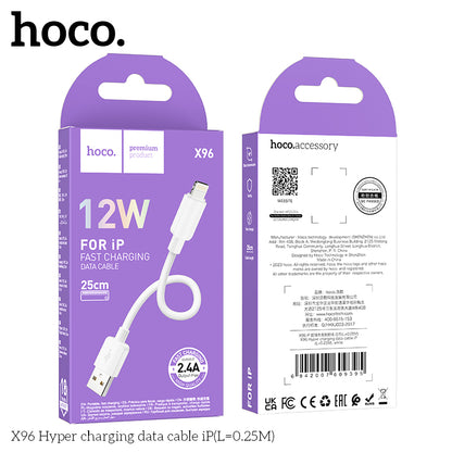 X96 Hyper charging data cable iP(L=0.25M)