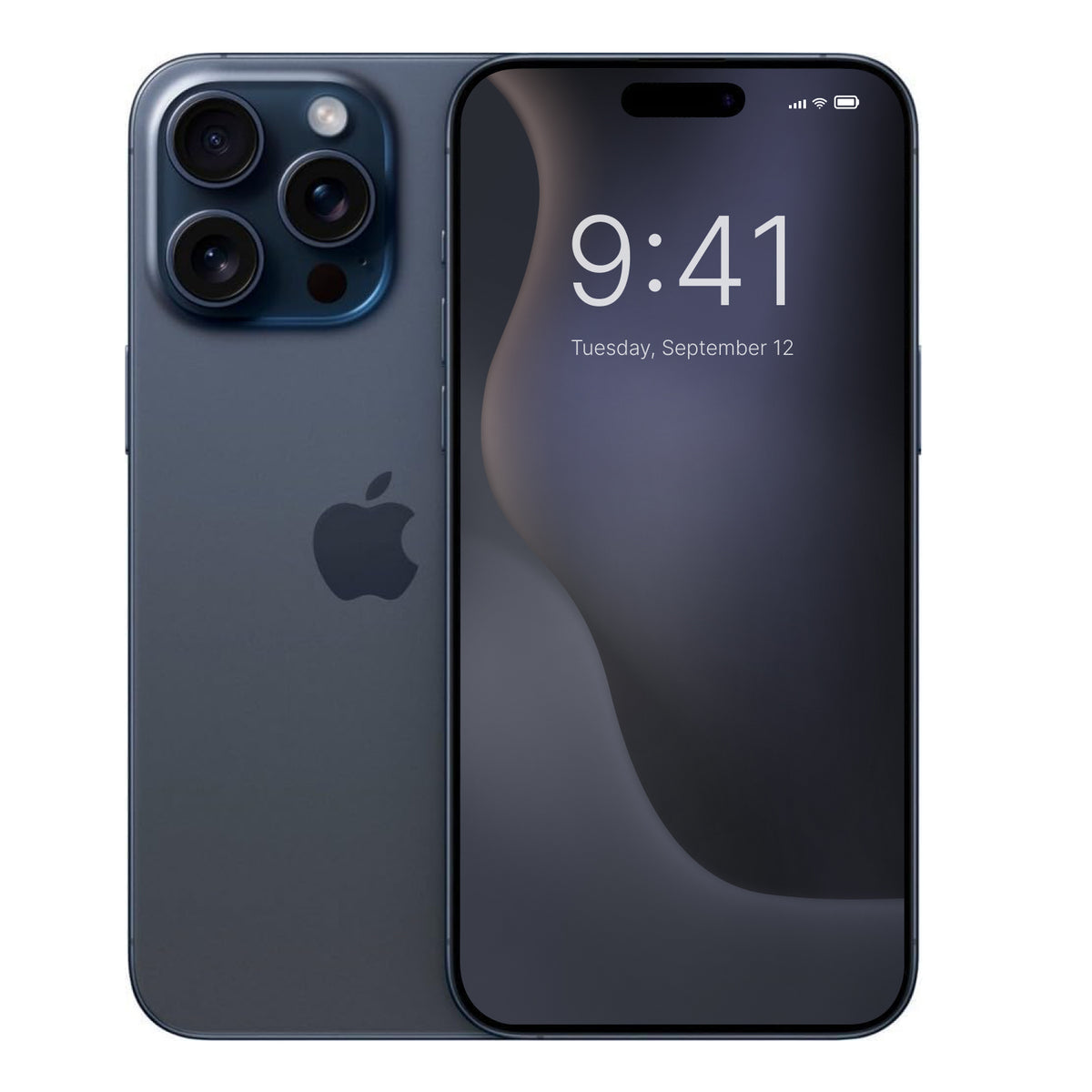 [Grade-A]iPhone 15 Pro Used Phone 256GB Blue Titanium