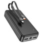 Hoco J118A Speed energy power bank with cable(20000mAh) - Black