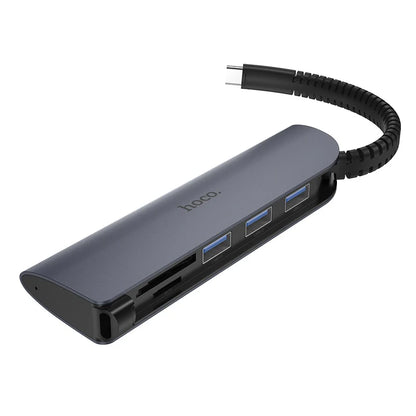 HOCO Type-C hub HB17 Easy connect USB3.0*3 + SD + TF