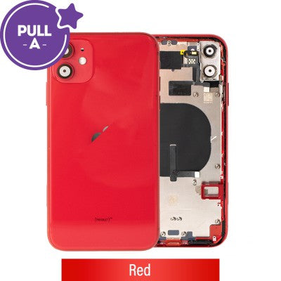 iPhone 11 Oem Compatible Housing with Full Parts - Red