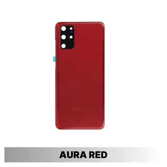 Samsung S20 Plus Back Glass with Adhesive - Aura Red