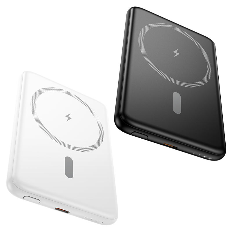 Hoco J140A black Tony PD20W ultra-thin magnetic power bank(5000mAh)