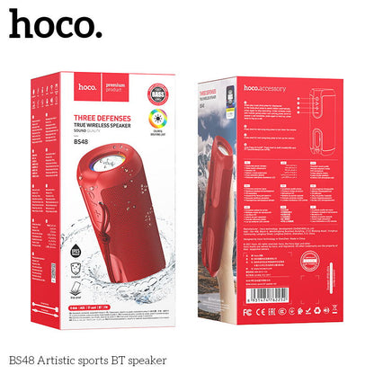 BS48 Artistic sports BT speaker - Red