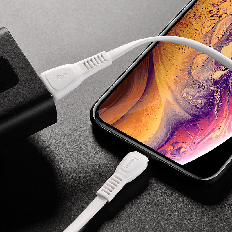 HCOO X40 Noah charging data cable for Lightning - White