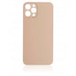 iPhone 12 Pro - Compatible Back Glass - Gold (Big Hole)