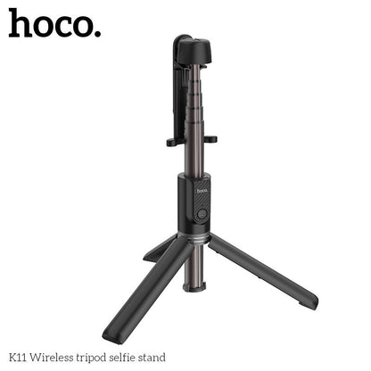 K11  Wireless Tripod Selfie Stick Stand Aluminum Alloy 68CM