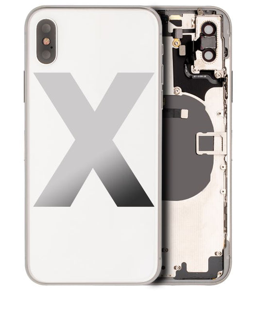 iPhone X Housing With Parts (NO Charging Port) - White