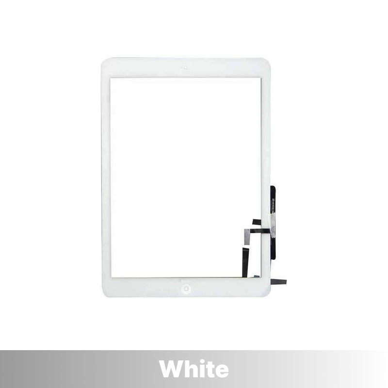 iPad 7/8/9 Touch Digitizer with Home Button Oem - White