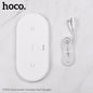 Hoco CW23 Dual power wireless fast charger - White