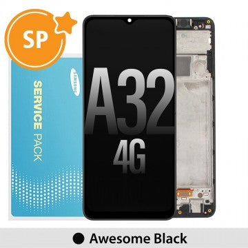 Samsung Galaxy A32 4G/A325 Service Pack Screen - Black