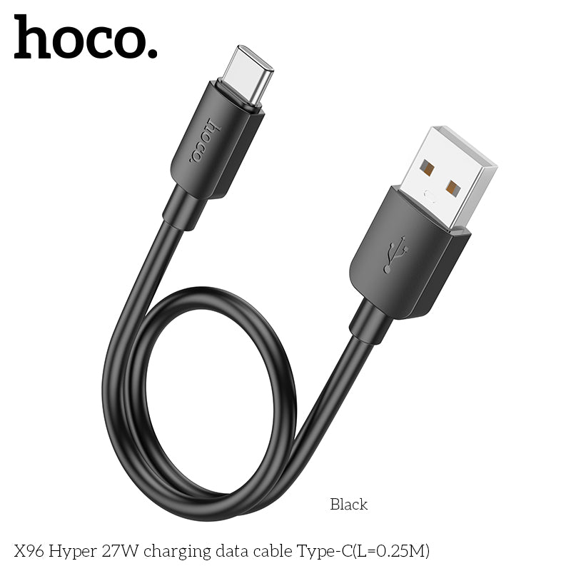 X96 Hyper 27W charging data cable Type-C(L=0.25M)