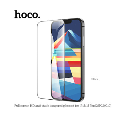 G10 ESD Anti-static Full Cover Tempered Glass Protector - iP14Pro/ 15/ 16