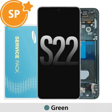 Samsung Galaxy S22 5G Service Pack Screen - Green