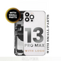 iPhone 13 Pro Max Back Housing With Small Parts  - Silver