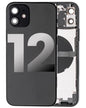 iPhone 12 Housing With Parts (NO Charging Port) - Black
