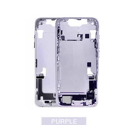 iPhone 14 Oem Mid Frame Housing With Small Parts - Purple