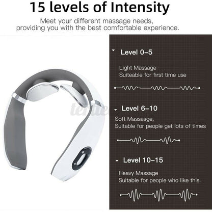 Pulse Massager for Neck with heater (Rechargeable)