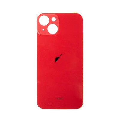 iPhone 14 OEM Compatible Back Glass with 3M Adhesive - Red(Big Hole)