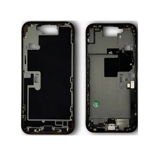 iPhone 16 Pro Max Pull Mid Frame Housing With Small Parts - Black Titanium