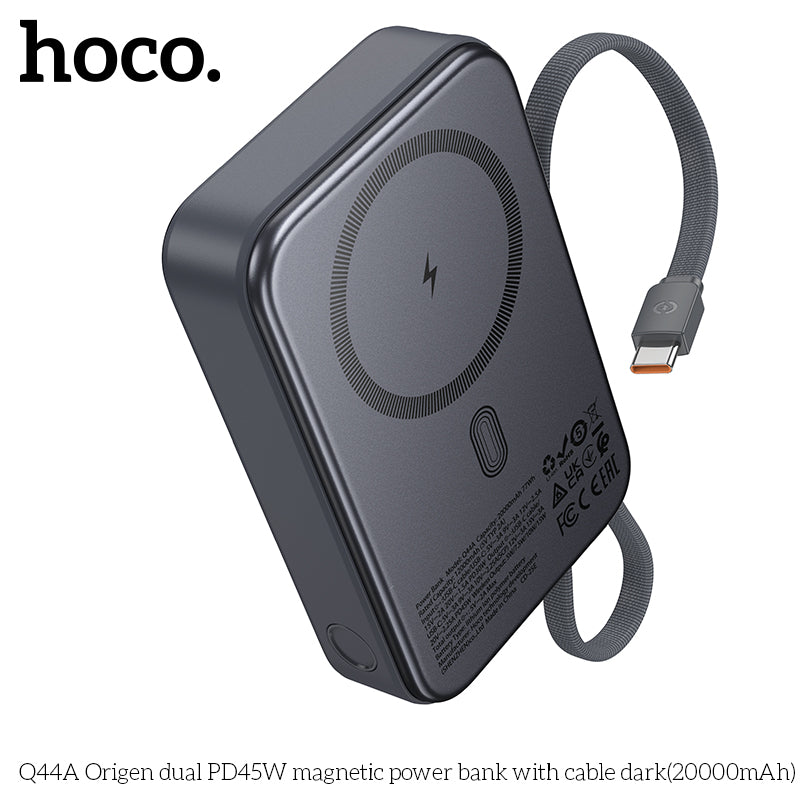 Q44A For Laptop PD45W 20000mAh Magsafe with Cable power bank