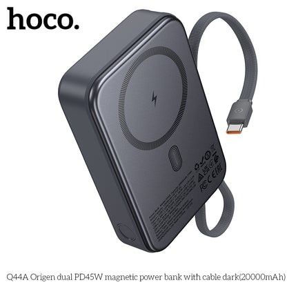 Q44A For Laptop PD45W 20000mAh Magsafe with Cable power bank
