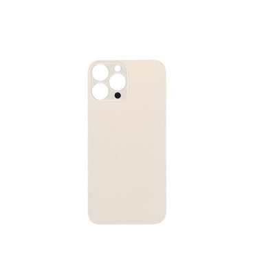 iPhone 13 Pro Max Compatible Back Glass with 3M Adhesive Super High Quality - Gold (Big Hole)