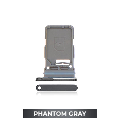 Single SIM Card Tray for Samsung Galaxy S21 5G-Phantom Gray-OEM