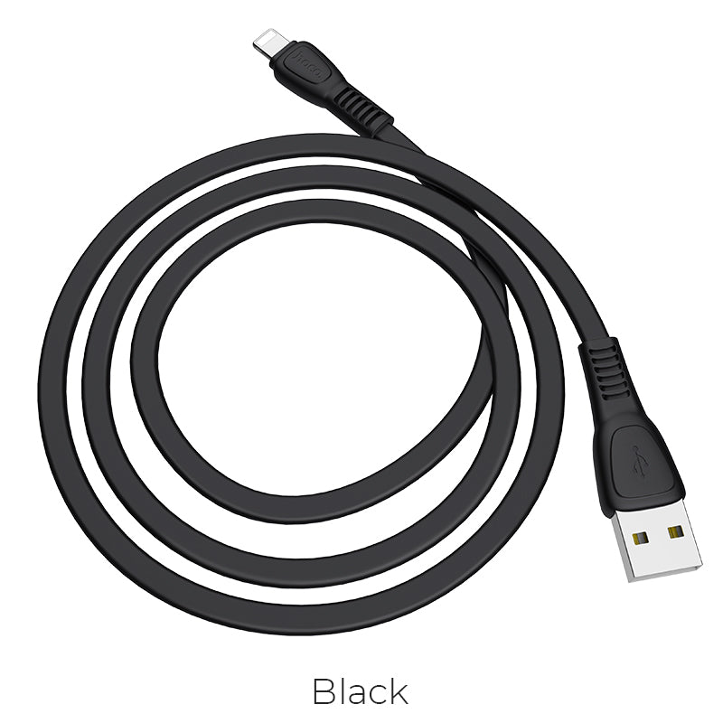 HCOO X40 Noah charging data cable for Lightning - Black