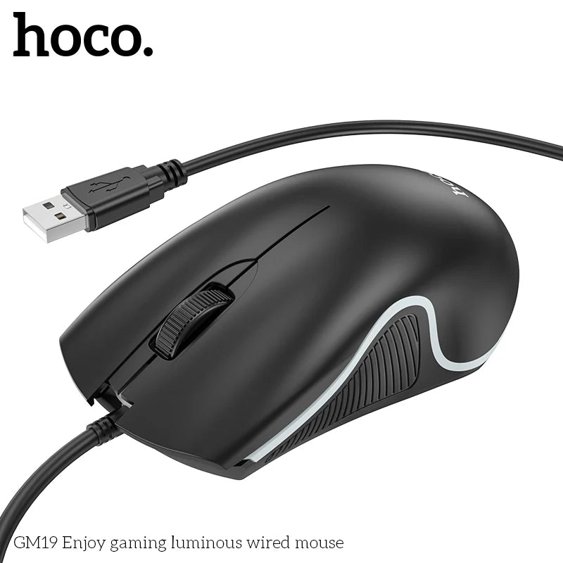 GM19 Enjoy gaming luminous wired mouse