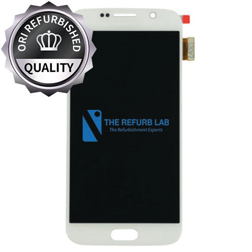 Samsung Galaxy S6 G920I Compatible Amoled Assembly - Refurbished - White