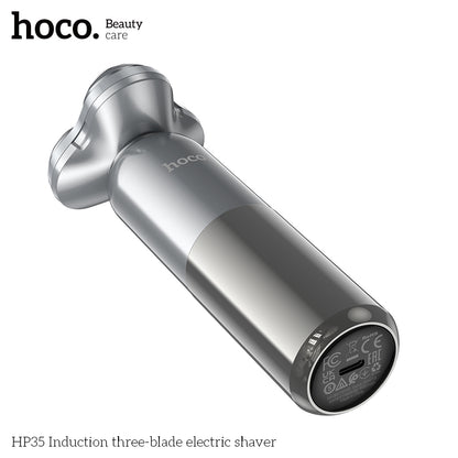 Hoco HP35 Induction three-blade electric shaver - Black