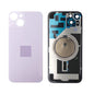 Iphone 14 - Back Glass With Camera Lens And Magnet And Adhesive OEM - Purple