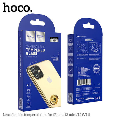 HOCO V11 Camera Lens Flexible tempered glass- iPhone 12