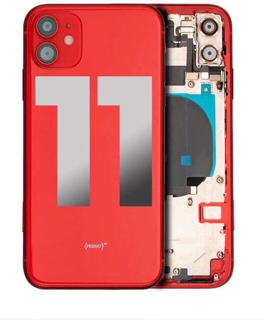 iPhone 11 Housing With Parts (NO Charging Port) - Red