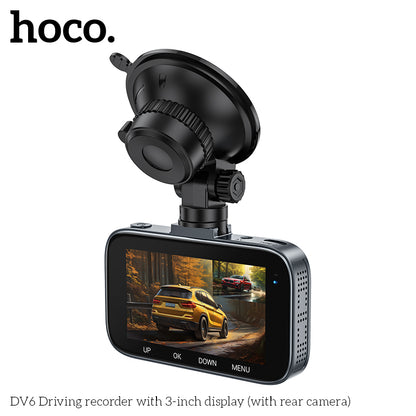 DV6 Driving recorder with 3-inch display(with rear camera)