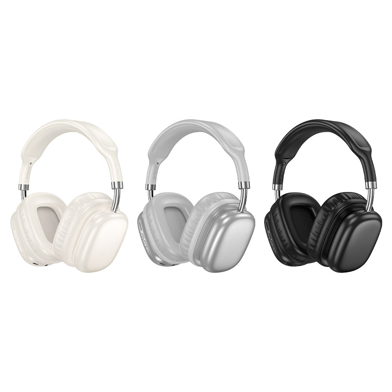 W52 Wonderful BT headphones silver