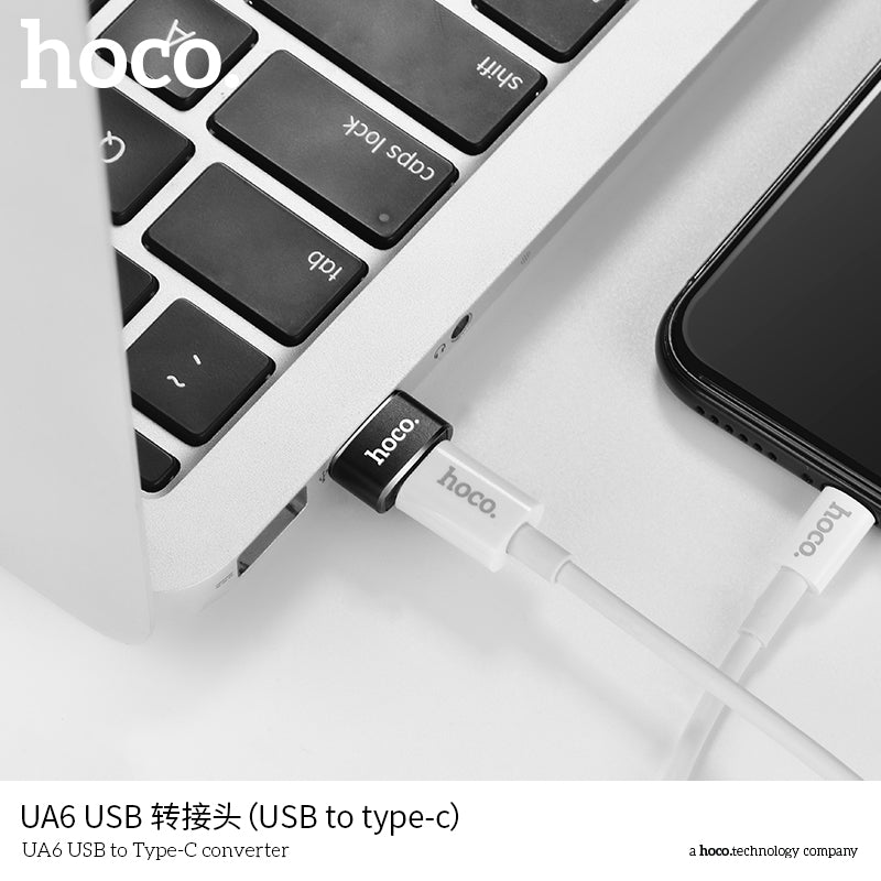HOCO UA6 USB-A to Type C Adapter