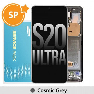 Samsung Galaxy S20 Ultra Service Pack Screen - Cosmic Grey